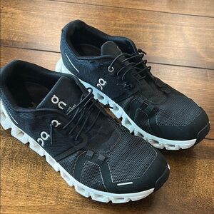 On Running Woman’s Black Athletic Shoes